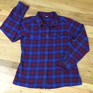 Patagonia Organic Cotton Plaid Flannel Shirt